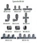 Preview: PVC-Verteiler mit 2 Ausgängen - Typenreihe RB1300 - 1“ IG x 1“ AG, 2 Ausgänge: 1“ AG - Typ RB1301210