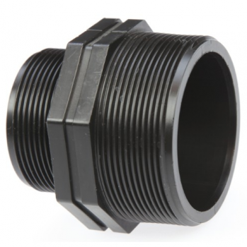 PP 2 ½" x 2" Doppelnippel reduziert AG/AG