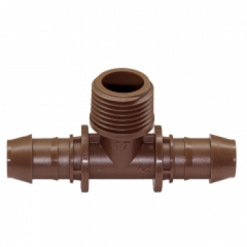 Steckfitting T-Stück Typ XFF TMA 050 - 17 mm X 1/2“ AG