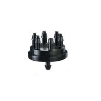 Tropfer mit 6 Ausgänge – 4 l/h für SXB/XS AUF ERDSPIESS: Einstellbare Micro-Sprüher auf Erdspieß