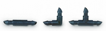 T-Stück-Steckkupplung Tropfrohr- VERBINDUNGSSTÜCKE für 4/6 mm Verbindungsleitungen