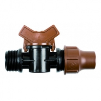 Lock Quick Kugelhahn X 3/4“ AG - Anschlussstück LOCK TYPE für XF DRIPLINE