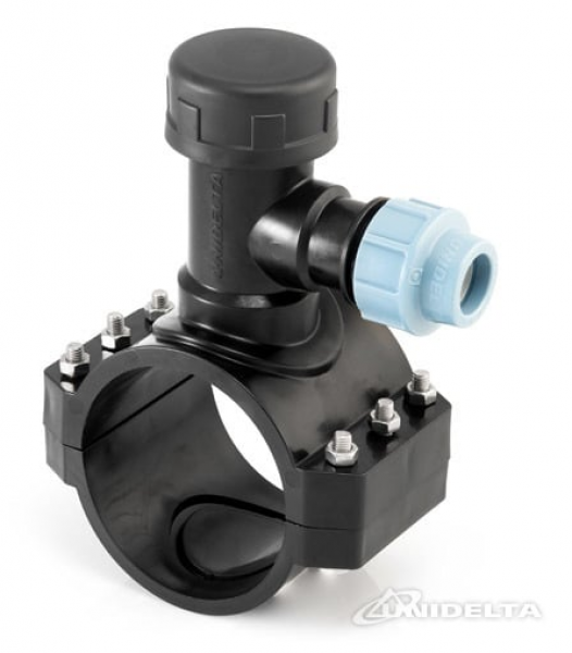 PP 160 x 20 Druck - Anbohrschelle für PVC-Rohr und PE-Rohr